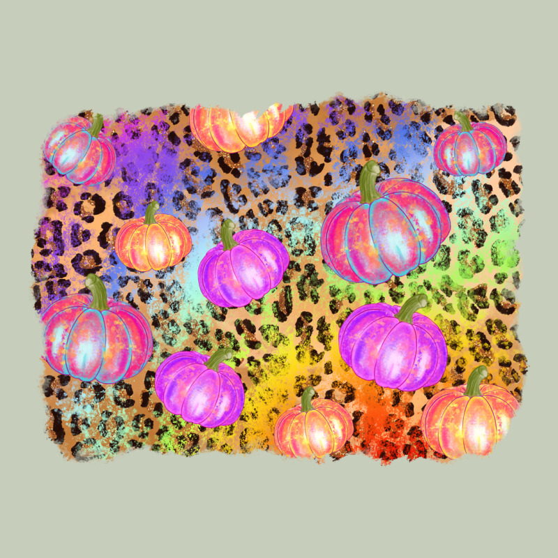 Colourful Pumpkin Background Ladies Tee by AdoDesignShop | Teevron