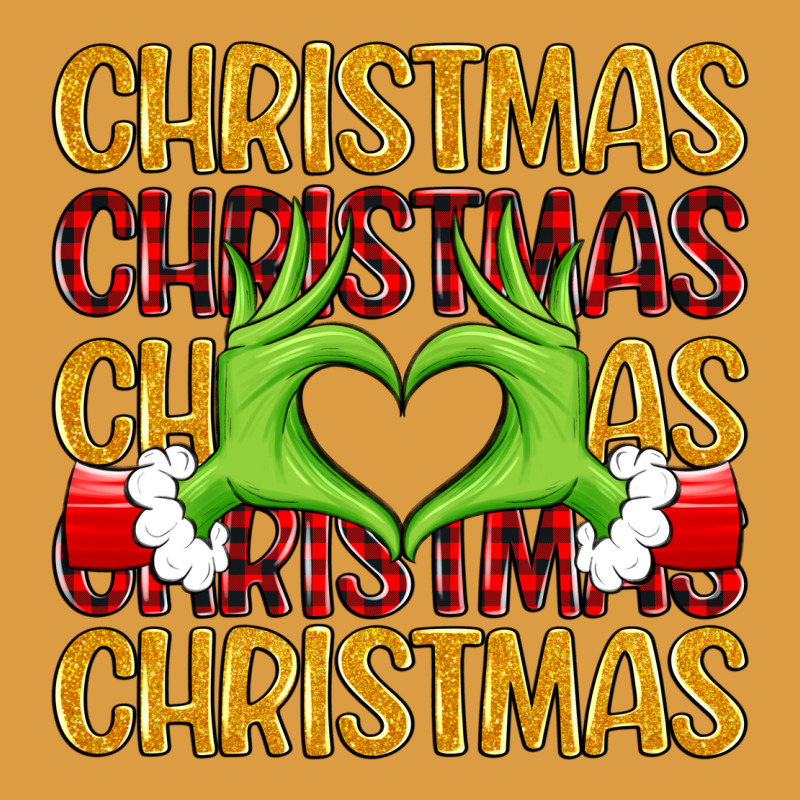 Christmas Grinch Heart Hands Urban Heavy Tee by MaliasSmallBusiness | Teevron