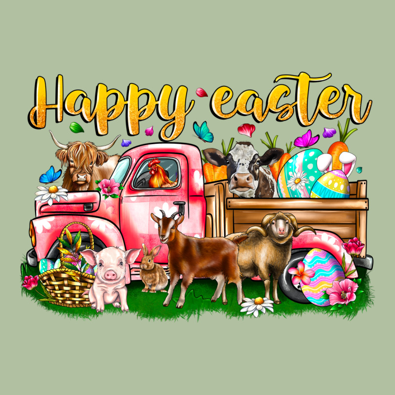 Happy Easter Animal Car Urban Hoodie by CowhideDigitalArt | Teevron