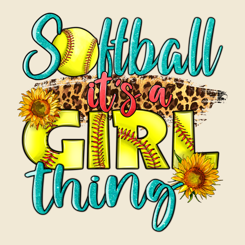 Softball It's A Girl Thing Premium Tee by LillyAllenDesigns | Teevron