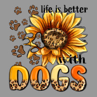 Life Is Better With Dogs Sunflower Vintage Hoodie | Teevron