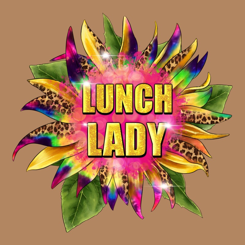 Lunch Lady Tie Dye Sunflower Long Sleeve Tee by BarkalooDesign | Teevron