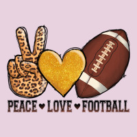Peace Love Football Ladies Tee | Teevron