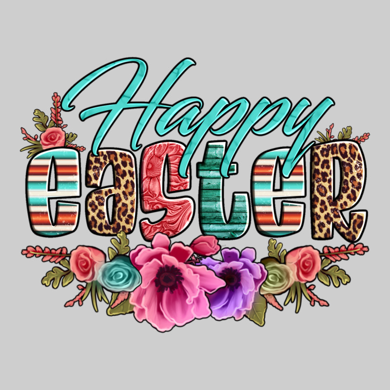 Happy Easter Western Floral Serape Leopard Premium Tee by Jasminsmagicworld | Teevron