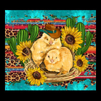 Western Chicks Coop Animals Sunflowers Cactus Serape Leopard Turquoise Ladies Tee | Teevron