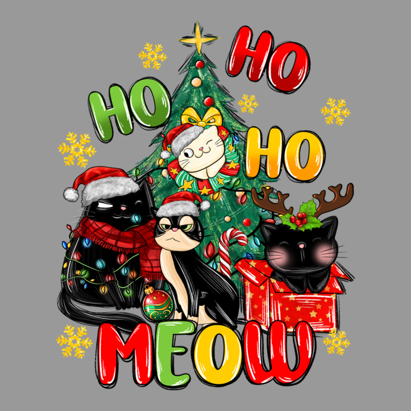 Ho Ho Ho Meow Vintage Hoodie by MaliasSmallBusiness | Teevron