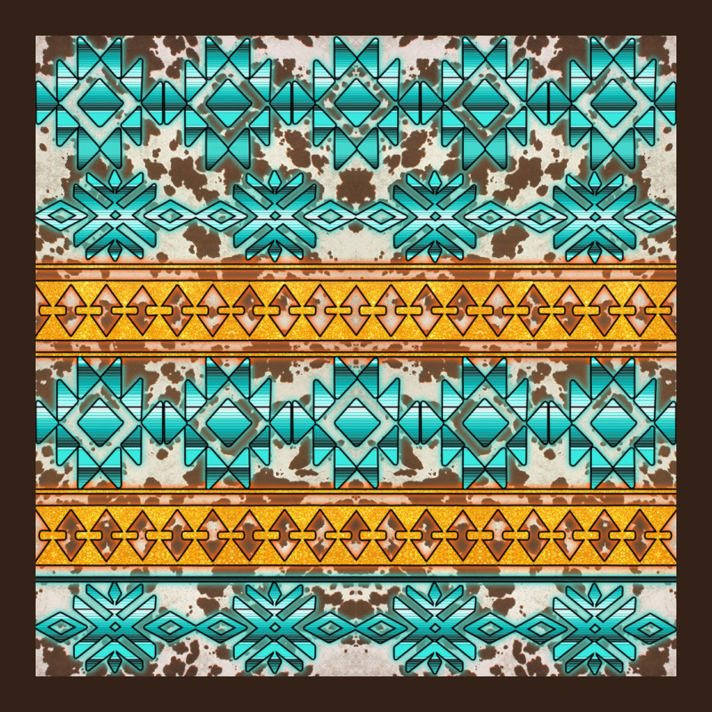 Aztec Cowhide Seamless Heavy Core Tee by AdoDesignShop | Teevron