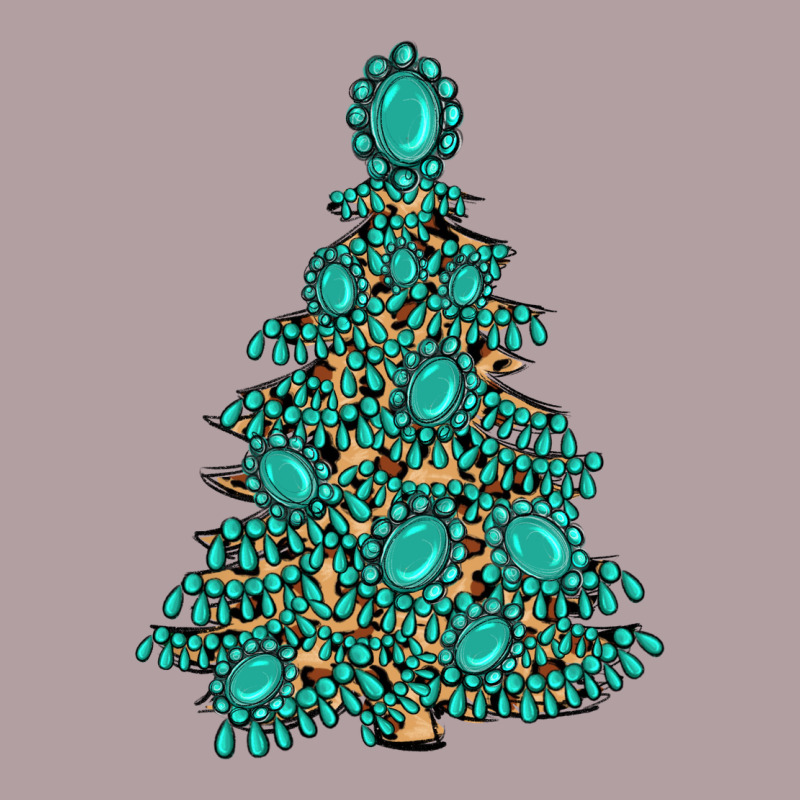 Christmas Tree With Gemstones Vintage Hoodie by MaliasSmallBusiness | Teevron