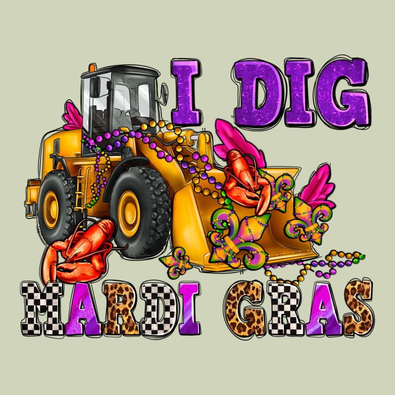 I Dig Mardi Gras Olivia Heavyweight Hoodie by OliviaCreatesArt | Teevron