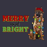 Merry And Bright German Shepherd Vintage Hoodie | Teevron