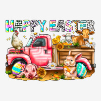 Happy Easter Animal Farm Truck Urban Hoodie | Teevron