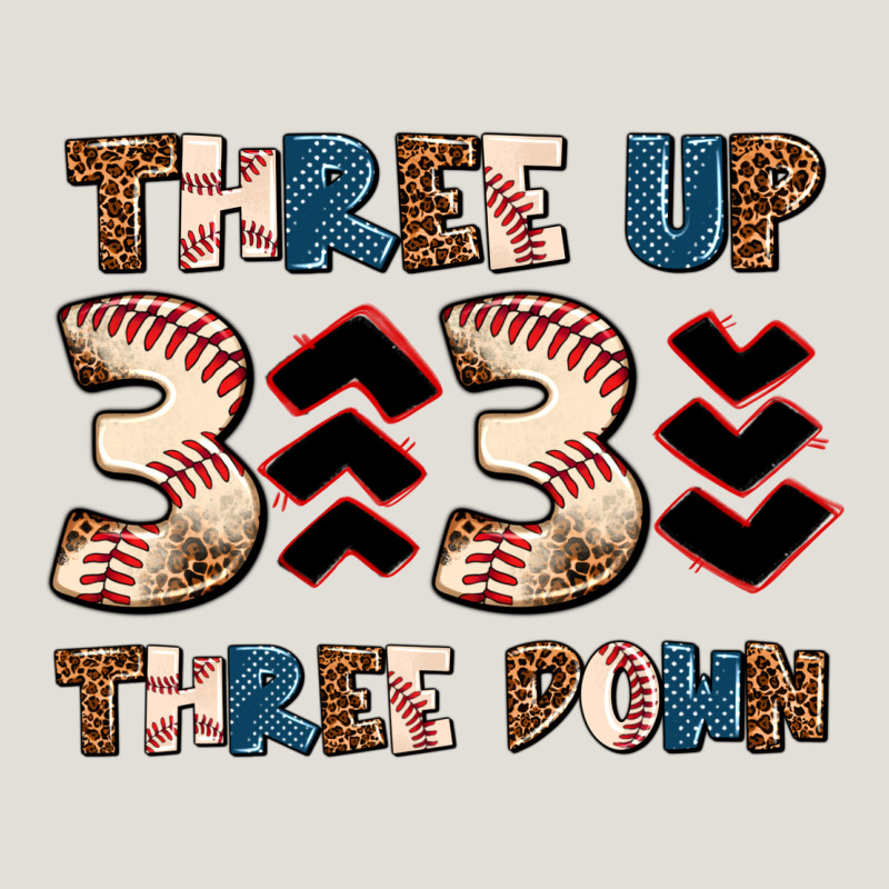 Three Up Three Down Heavy Core Tee by AdoDesignShop | Teevron
