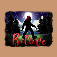 Bigfoot Believe Christmas Heavyweight Hoodie | Teevron