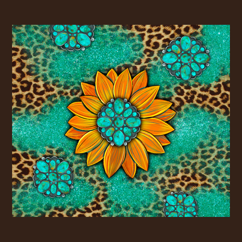 Sunflower Gemstone Leopard Heavy Core Tee by Artiststas | Teevron