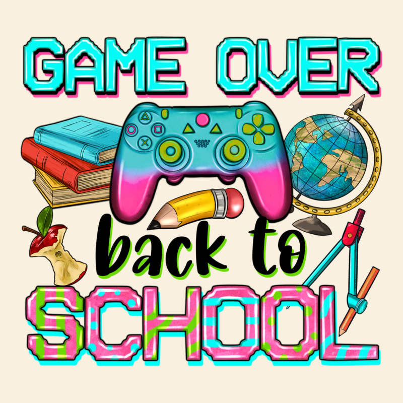 Game Over Back To School Vintage Hoodie by NancyCooperArtShop | Teevron