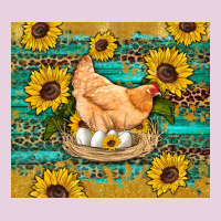 Western Farm Chicken Coop Animals Sunflowers Leopard Turquoise Wooden Ladies Tee | Teevron