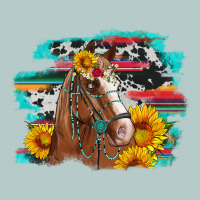 Horse With Sunflowers Heavy Core Tee | Teevron