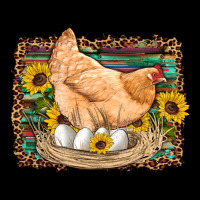 Western Farm Chicken Coop Animals Eggs Sunflowers Leopard Serape Woode Ladies Tee | Teevron