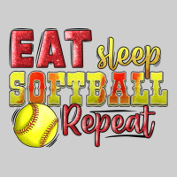 Eat Sleep Softball Repeat Premium Tee | Teevron