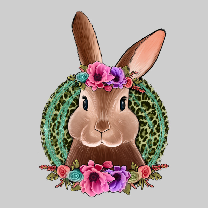 Western Leopard And Flowers Easter Bunny Premium Tee by Jasminsmagicworld | Teevron