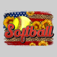 Western American Flag Softball Premium Tee | Teevron