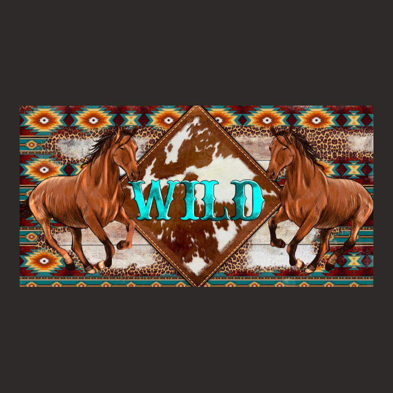 Aztec Horses And Wild With Cowhide License Plate Template Heavy Core Tee by Artiststas | Teevron
