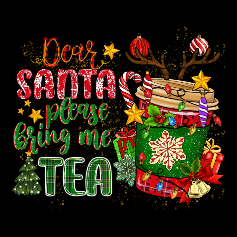 Deer Santa Please Bring Me Tea Urban Heavy Tee by MaliasSmallBusiness | Teevron