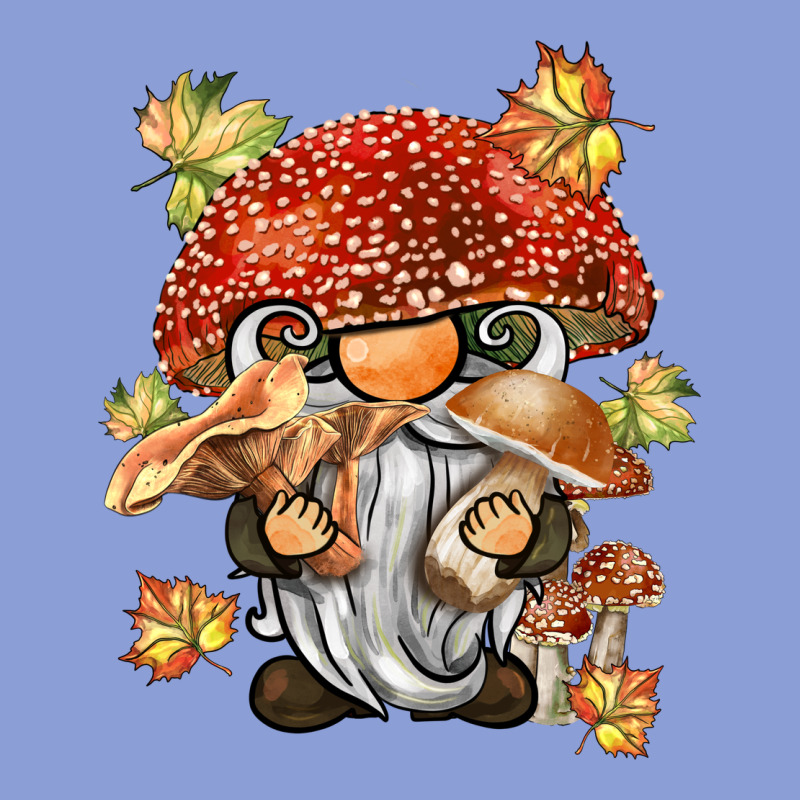 Mushroom Gnome Long Sleeve Tee by BarkalooDesign | Teevron