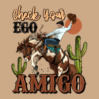 Check Your Ego Amigo Rodeo Cowboy Vintage Hoodie | Teevron