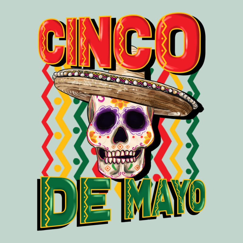Cinco De Mayo With Skull Zipper Hoodie by CowGirlArtShop | Teevron