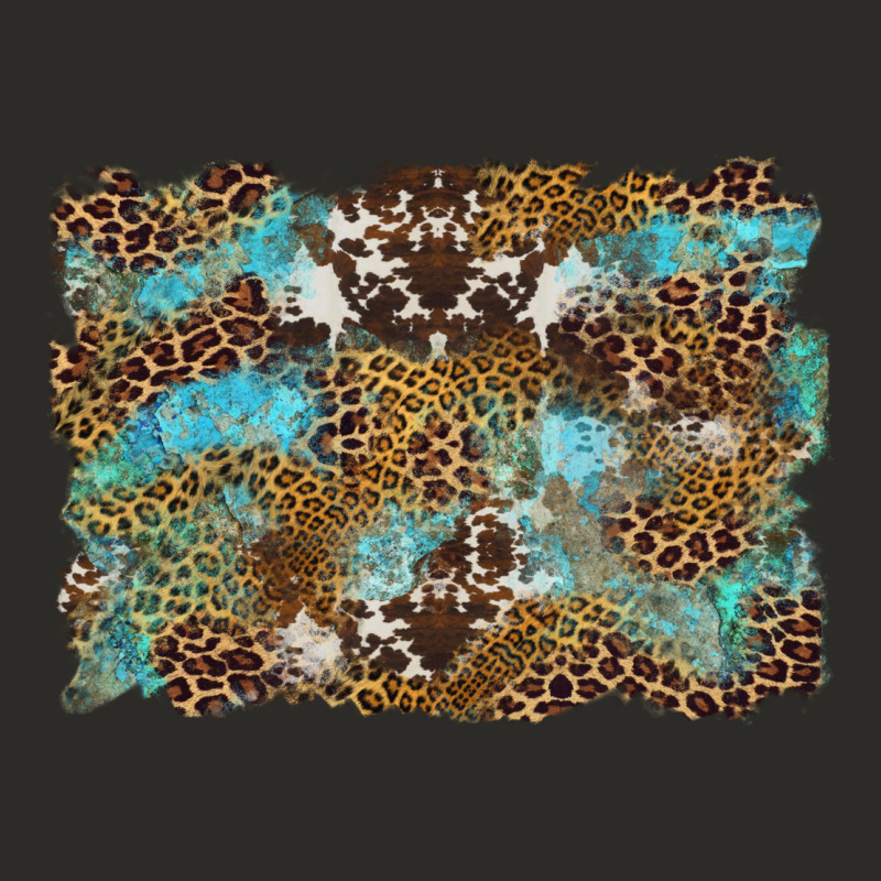 Western Leopards And Turquoise With Cowhide Background Heavy Core Tee by Artiststas | Teevron