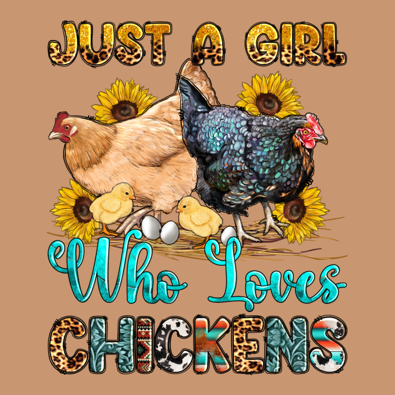 Just A Girl Who Loves Chickens Heavyweight Hoodie by OliviaCreatesArt | Teevron