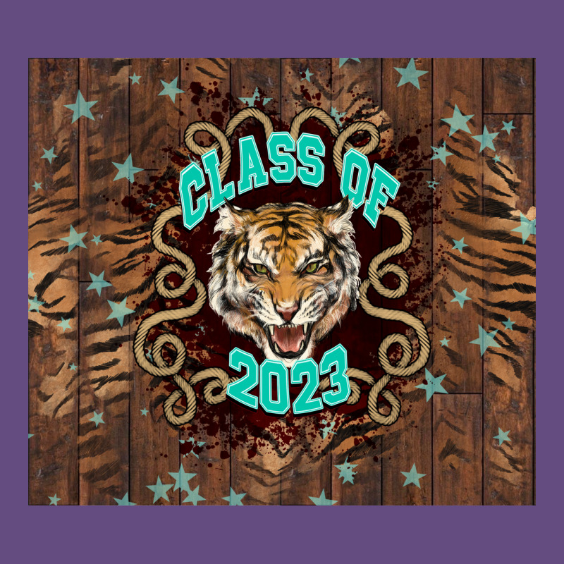 Class Of 2023 Tiger Vintage Hoodie by NancyCooperArtShop | Teevron