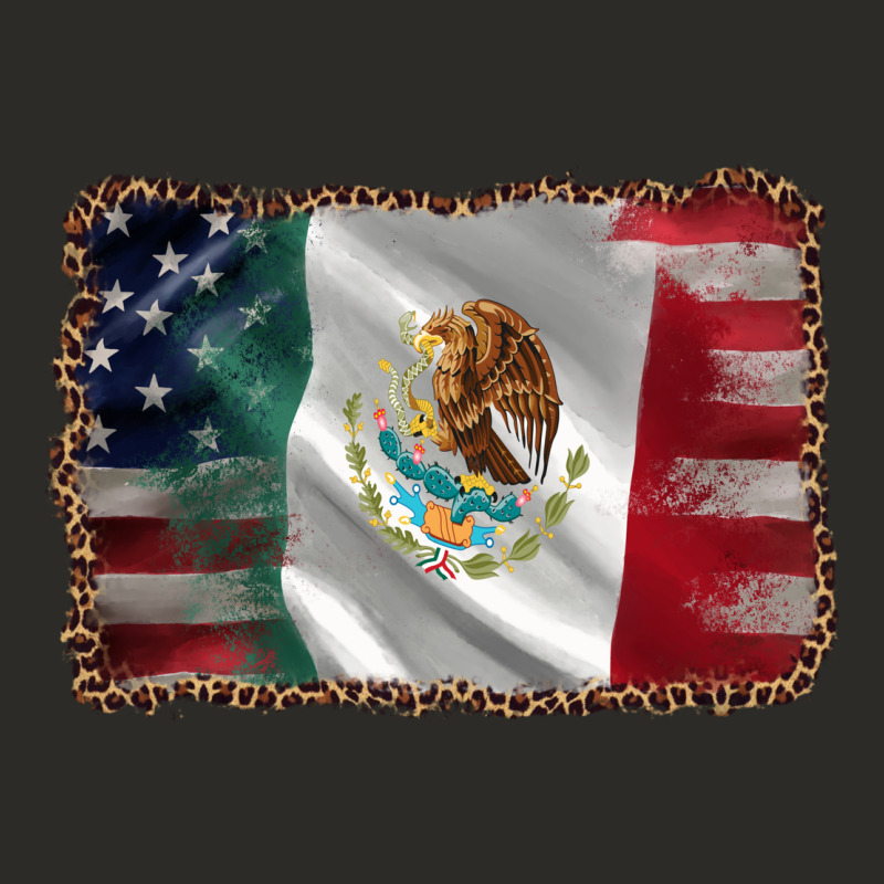 Mexico Flag And Usa Flag Heavy Core Tee by AdoDesignShop | Teevron