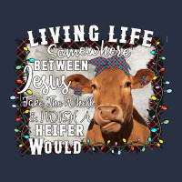 Between Jesus Take The Wheel I Wish A Heifer Would Heavyweight Sweatshirt | Teevron