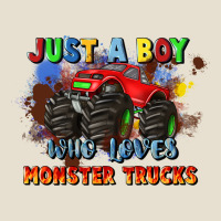 Just A Boy Who Loves Monster Trucks Urban Heavy Tee | Teevron