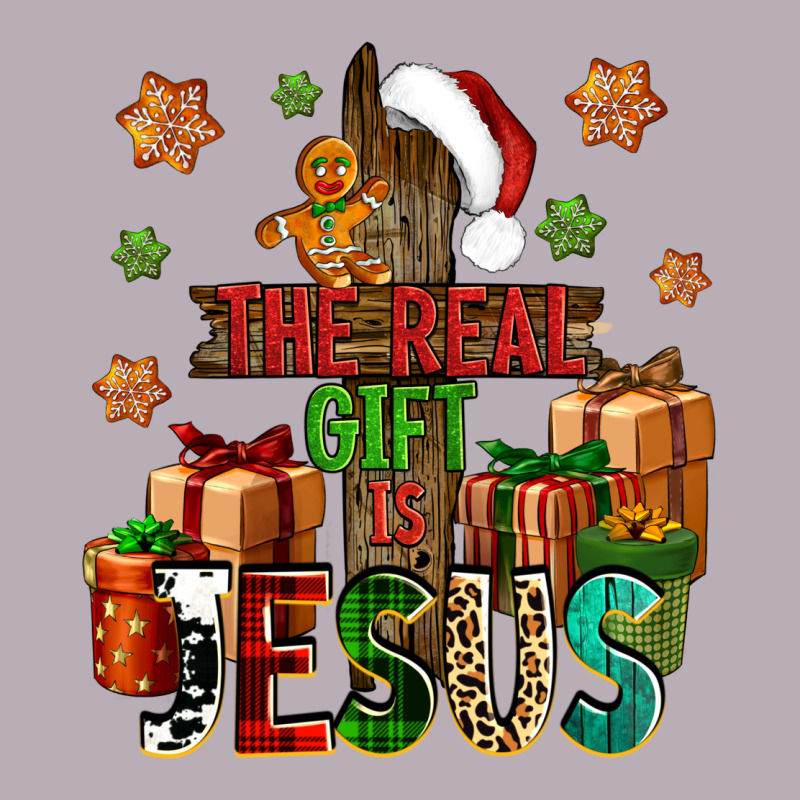 The Real Gift Is Jesus Vintage Tee by NancyCooperArtShop | Teevron