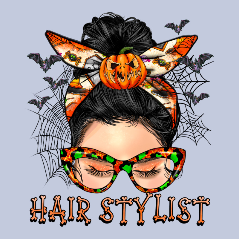 Hair Stylist Messy Bun Long Sleeve Tee by BarkalooDesign | Teevron