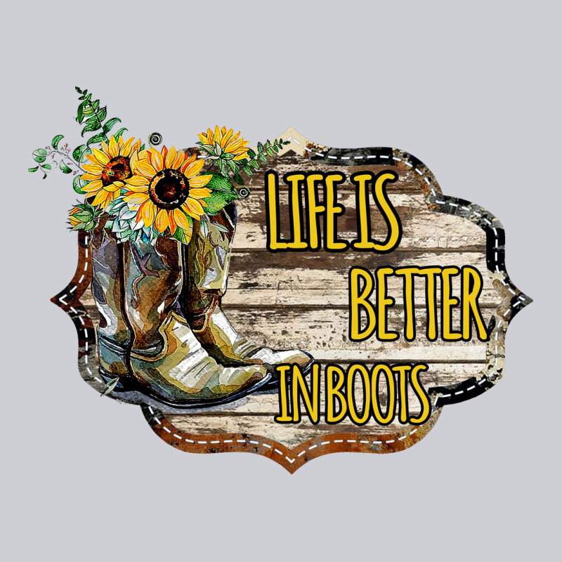 Life Is Better In Boots Heavyweight Sweatshirt by Bettercallsaul | Teevron