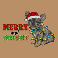 Merry And Bright French Bulldog Vintage Hoodie | Teevron