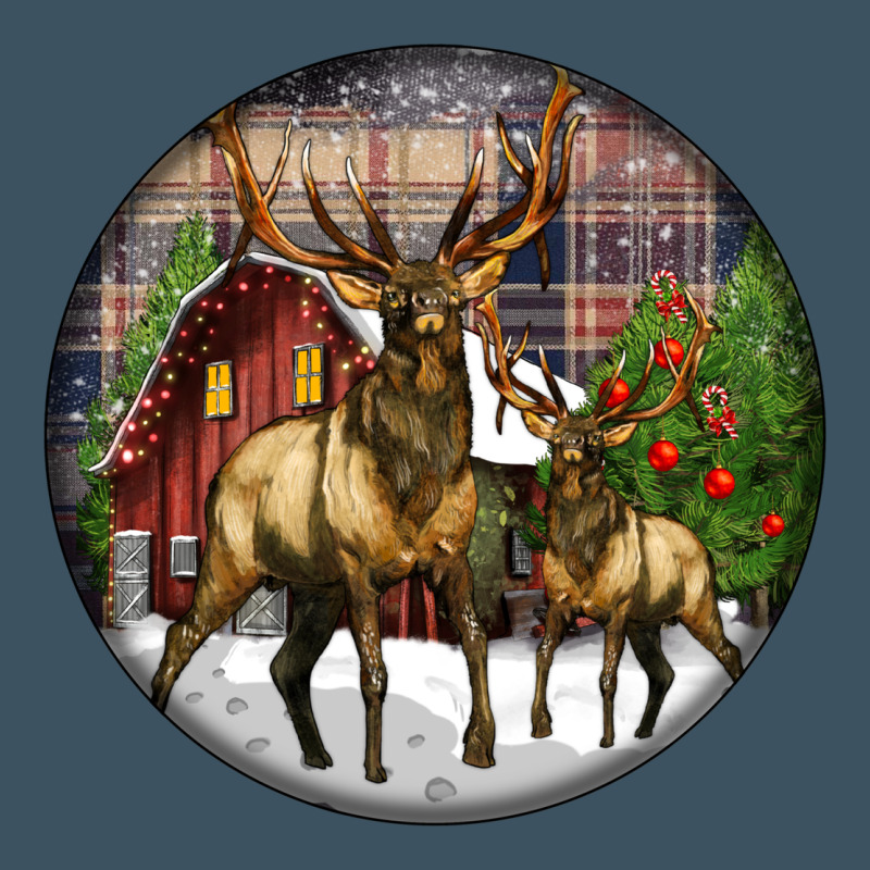 Elk Buck Deer Christmas Urban Hoodie by LillyAllenDesigns | Teevron