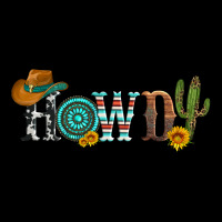 Howdy With Cowboy Hat And Cactus Heavy Core Tee | Teevron
