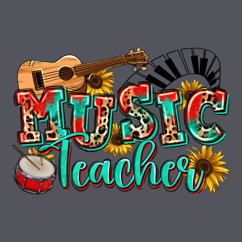 Music Teacher Vintage Hoodie by NancyCooperArtShop | Teevron