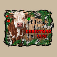 All I Want For Christmas Is A Cow Cowhide Long Sleeve Tee | Teevron