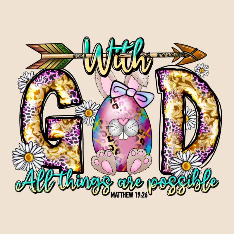 With God All Things Are Possible Easter Day Urban Hoodie by CowhideDigitalArt | Teevron