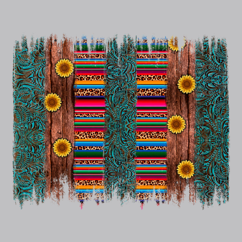 Sunflower Serape Brush Stroke Long Sleeve Tee by Artiststas | Teevron