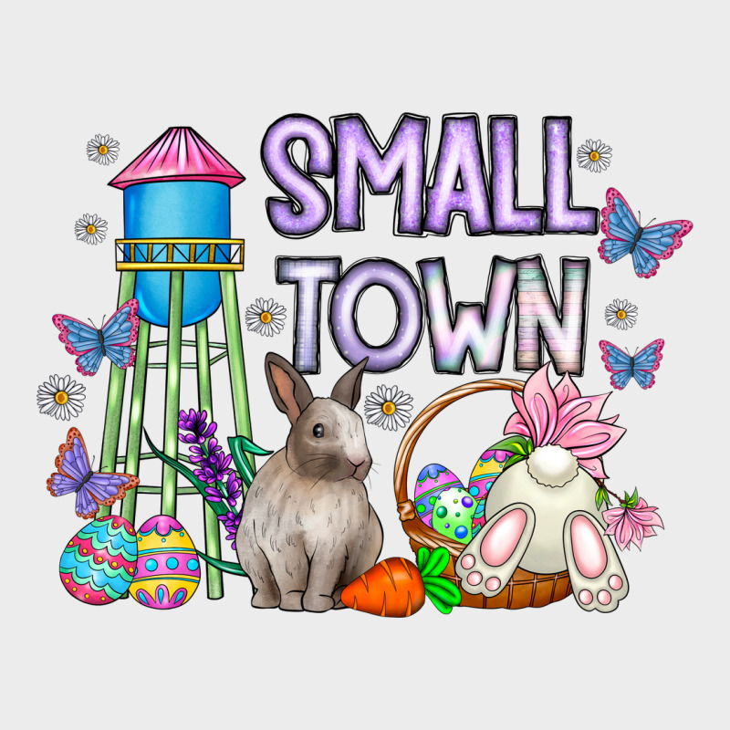 Small Town Easter Day Urban Hoodie by CowhideDigitalArt | Teevron