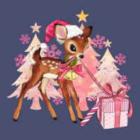 Reindeer Pink Christmas Vintage Tee | Teevron