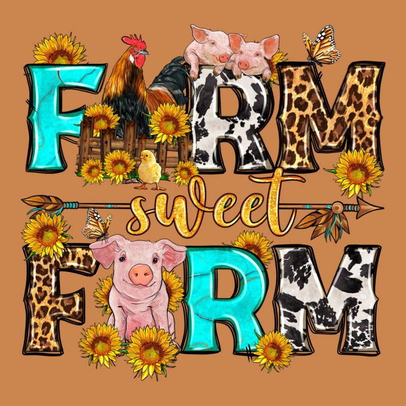 Farm Sweet Farm Western  Olivia Heavyweight Hoodie by OliviaCreatesArt | Teevron