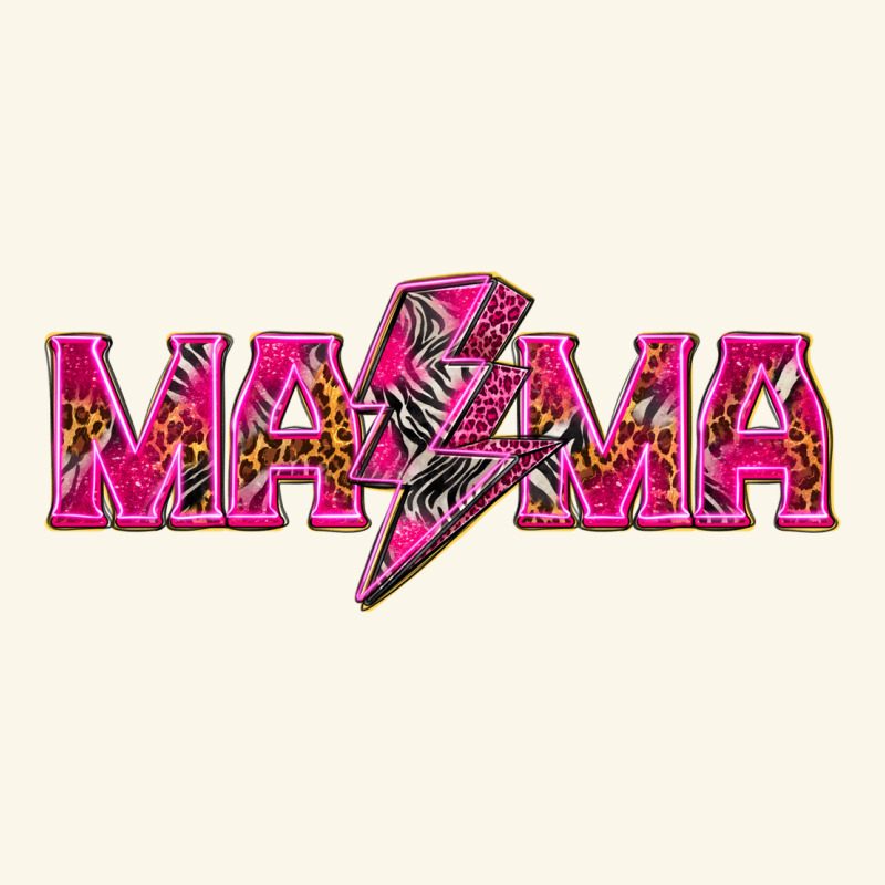 Mama Neon Lightning Bolt Mother's Day Premium Hoodie by HowdyJamesFarm | Teevron